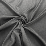 Dark Grey Poly Wool Suiting