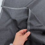 Dark Grey Poly Wool Suiting