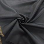 Q1330 Black Poly Wool Suiting