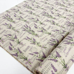 Provence Lavender Bunches Linen Look