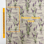 Provence Lavender Bunches Linen Look