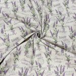 Provence Lavender Bunches Linen Look