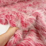 Pink Monster Long Pile Fur