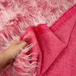 Pink Monster Long Pile Fur