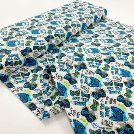 Gaming Controllers Quilting Cotton