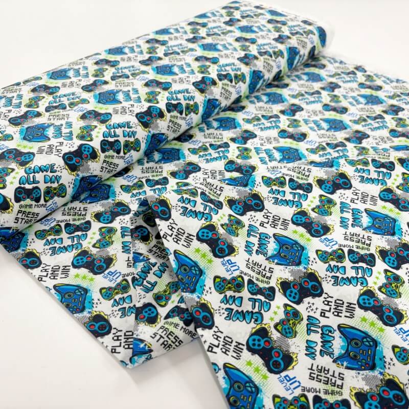 Image of Gaming Controllers Quilting Cotton