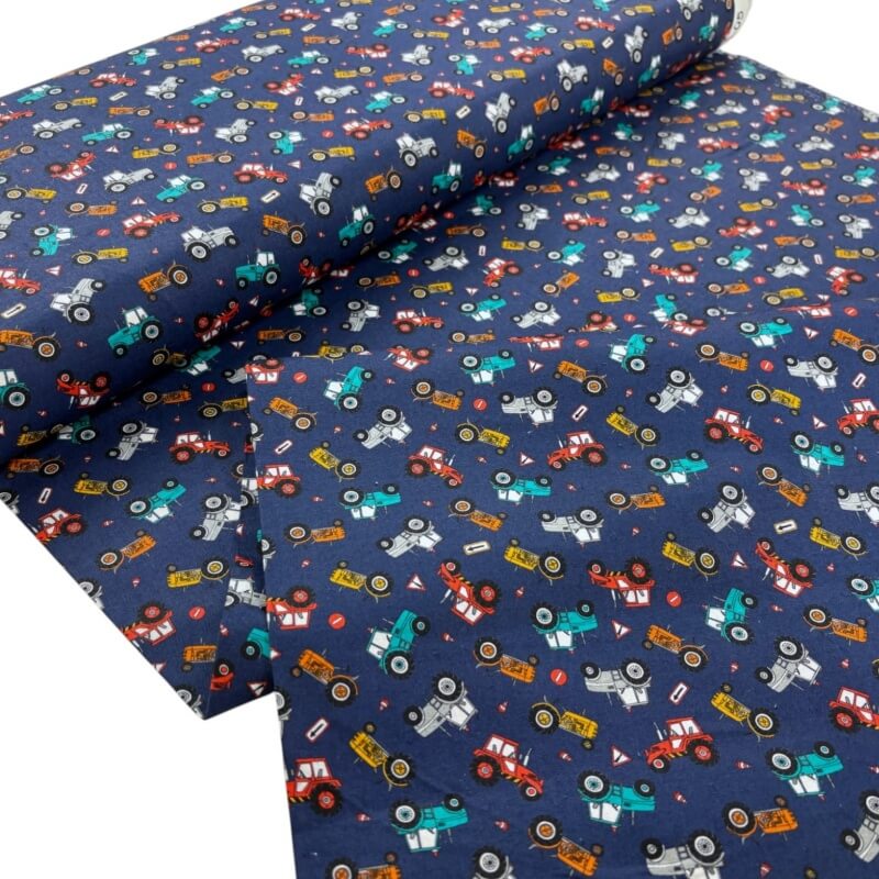 Image of Toy Tractors Quilting Cotton
