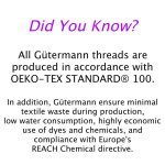 Gütermann Neon Thread 7 PACK with 100m Reels
