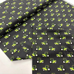 Green Tractors Quilting Cotton