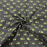 Green Tractors Quilting Cotton