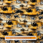 Helicopters Quilting Cotton