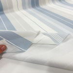 Laura Ashley Sophy Stripe Sea Spray Blue