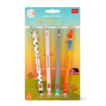 Legami Milano Farm Sweet Farm 0.7mm Erasable Pen Set