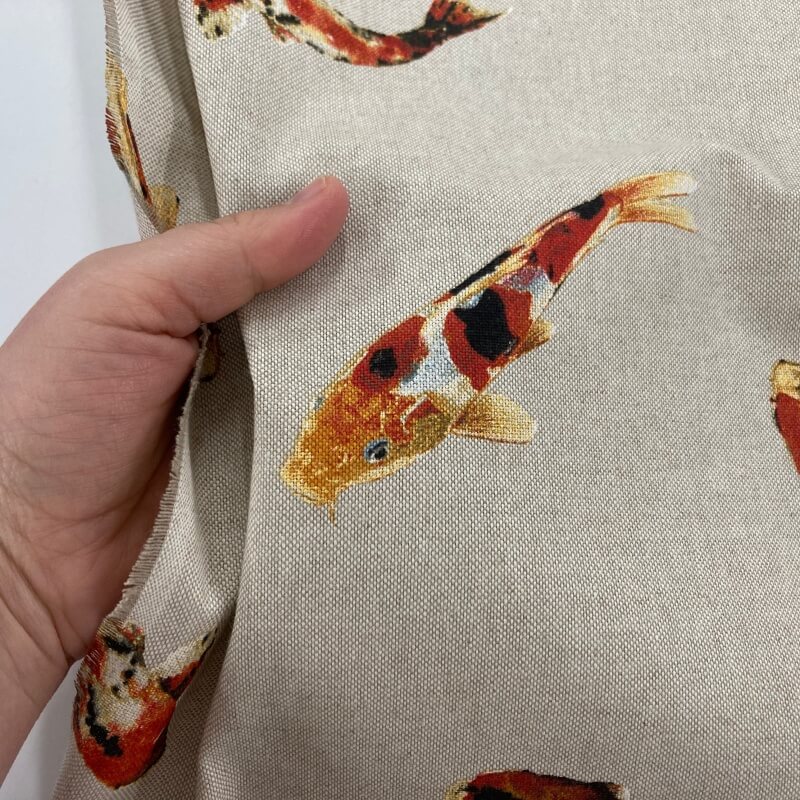 Image of Koi Carp Linen Look