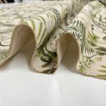 Botanical Leaves Linen Look
