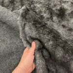 Shaggy Dark Wolf Fur