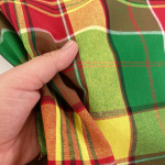 Apple Harvest Madras Check Cotton