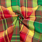 Apple Harvest Madras Check Cotton