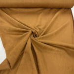 Stretch Caramel Suede