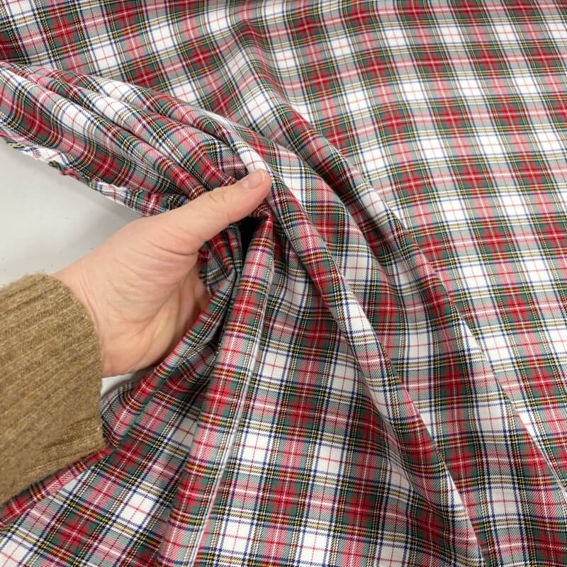 Image of Dress Stewart Cotton Flannel Check