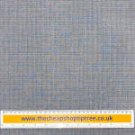Small Indigo Glen Check Cotton Suiting