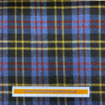 Blue and Gold Wool Check