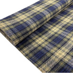 Green and Navy Wool Check