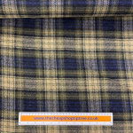 Green and Navy Wool Check