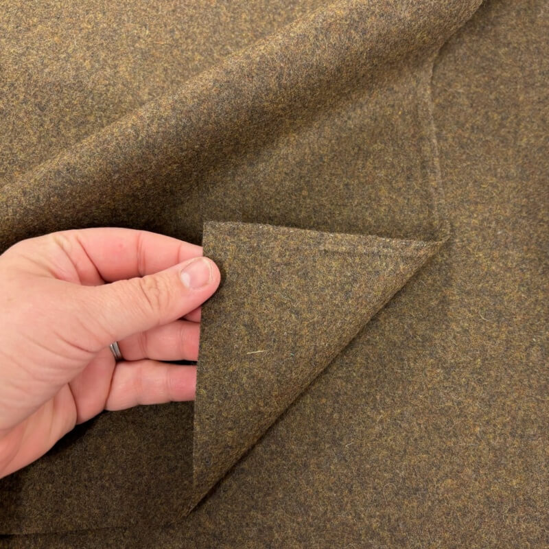 Image of Earth Brown Wool Cashmere