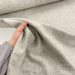 Venice Herringbone Weave Grey Wool