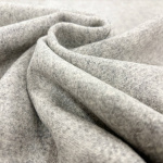 Venice Herringbone Weave Grey Wool