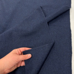 French Navy Wool Cashmere