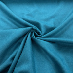 Venice Herringbone Weave Turquoise Wool