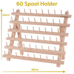 Milward Wooden 60 Spool Thread Holder