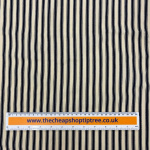 Navy Ticking Stripe