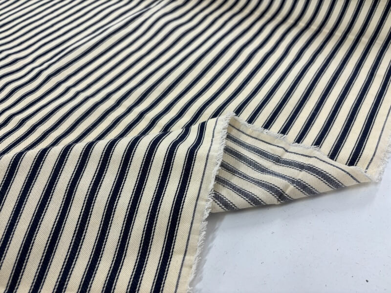 Image of Navy Ticking Stripe