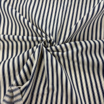 Navy Ticking Stripe