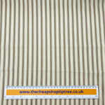 Taupe Ticking Stripe