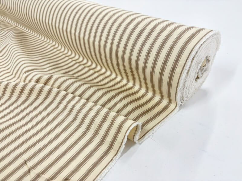 Image of Taupe Ticking Stripe