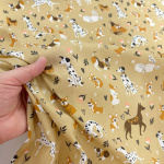 Dog Park Polycotton