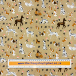 Dog Park Polycotton