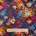 Flower Bouquet Polyester Crepe