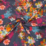 Flower Bouquet Polyester Crepe
