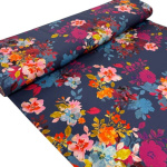 Flower Bouquet Polyester Crepe