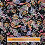 Multicoloured Paisley Polyester