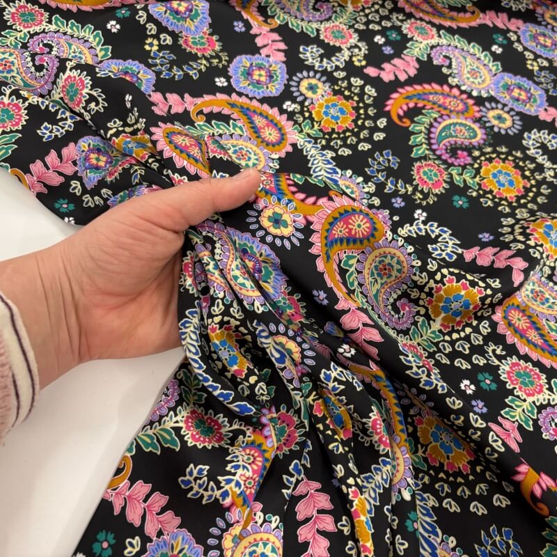 Image of Multicoloured Paisley Polyester