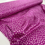 Purple Polka Dot Satin
