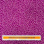 Purple Polka Dot Satin