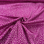 Purple Polka Dot Satin