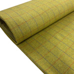 Olive Wool Tweed Check